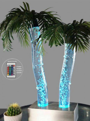 LED water columns palm artificial plant plant water columns columns