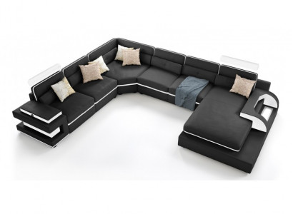 Cozy living atmosphere with our charming U-shape corner sofa.
