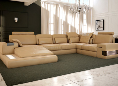 U-shaped sofa living landscape U-shaped corner sofa couch set Bellini upholstered corner sofa