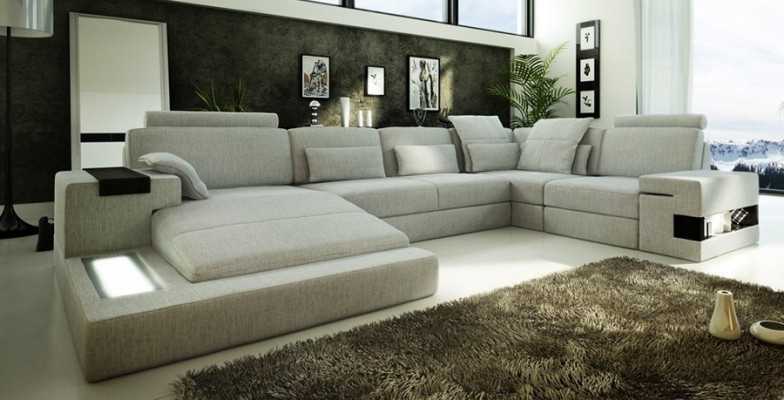 Leather sofa upholstery corner couch set living landscape leather sofa design couch new