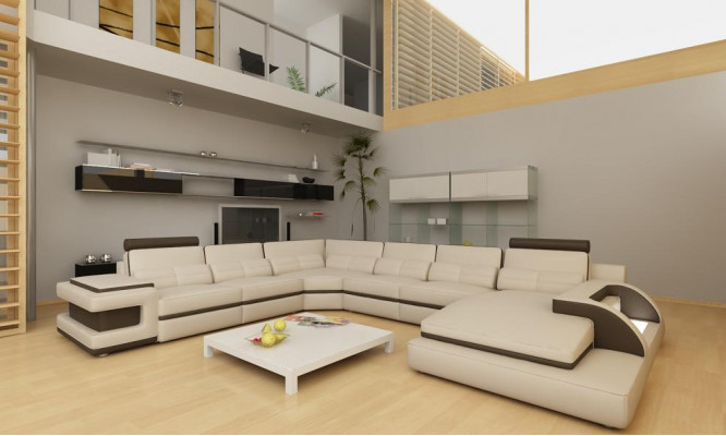 Living landscape couch upholstery corner suite designer leather sofa + USB sofa WetzlarD