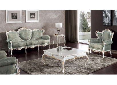 Sofa set couch classic baroque furniture living room couch 5-piece sofa table