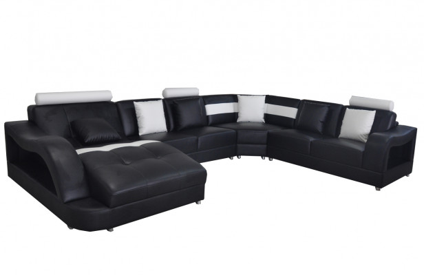 Leather Sofa Couch Living Landscape Corner Set Design Modern Sofas U-Shape Couches