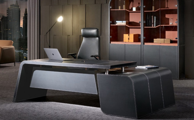 Corner desk chair office furniture executive room furniture 2-piece set tables
