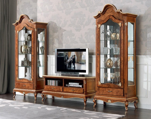 Wall unit set 3-piece. Living room TV cabinet display sideboard shelf luxury wall cabinets new