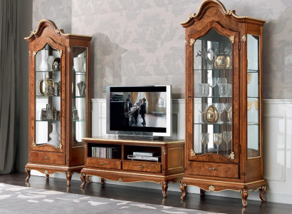 Wall unit set 3-piece. Living room TV cabinet display sideboard shelf luxury wall cabinets new