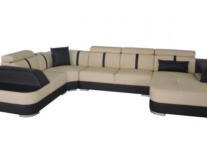 Corner sofa couch upholstery suite leather sofa couches living landscape U-shape