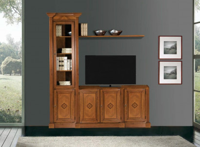 Cabinet Display Case Wood Living Room Furniture TV Wall Units Modern Design Living Wall