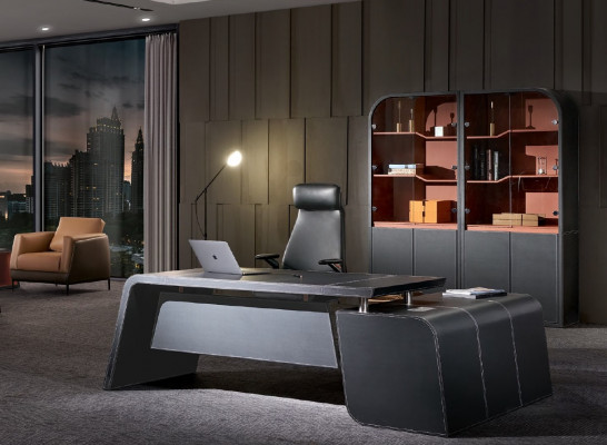 Corner desk chair office furniture executive room furniture 2-piece set tables