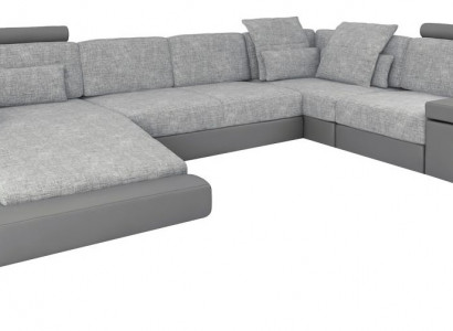 U-shape furniture sofa bed features upholstery textile modern design corner sofa new sofa