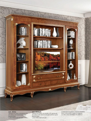 TV cabinet modular wall unit living room furniture TV wall unit solid wood modern real wood new