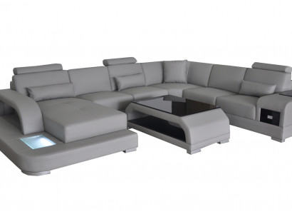 Corner sofa cushion couch seat corner leather set modern U-shape