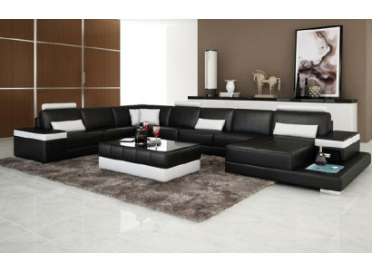 Design XXL leather sofa "Premium Comfort" with high-quality faux leather