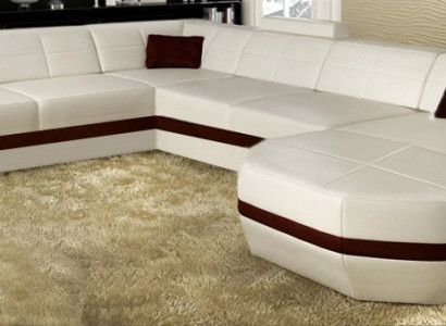Leather Sofa Couch Living Landscape Corner Sofa Corner Suite Design Modern Sofa C4011 New