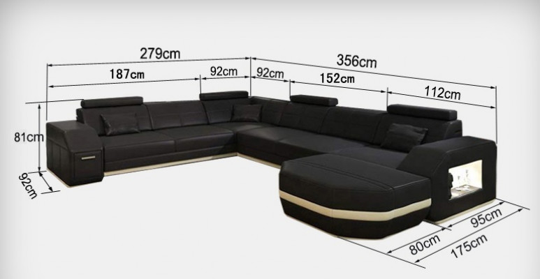 Sofa Corner Sofa Design Upholstered Corner Couch Couch Living Landscape Corner Suite U-Form +USB