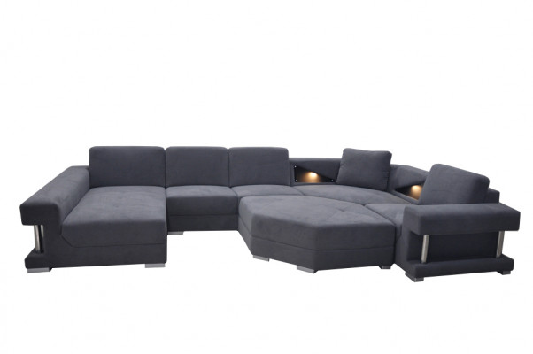 Corner sofa couch upholstery corner living room landscape designer sofa textile + USB