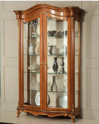 Solid wood display cabinet glass cupboard real wood showcase living room furniture sideboard new