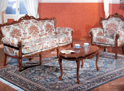 Italian sofa set classic sofa couch set coffee table 3-piece suite