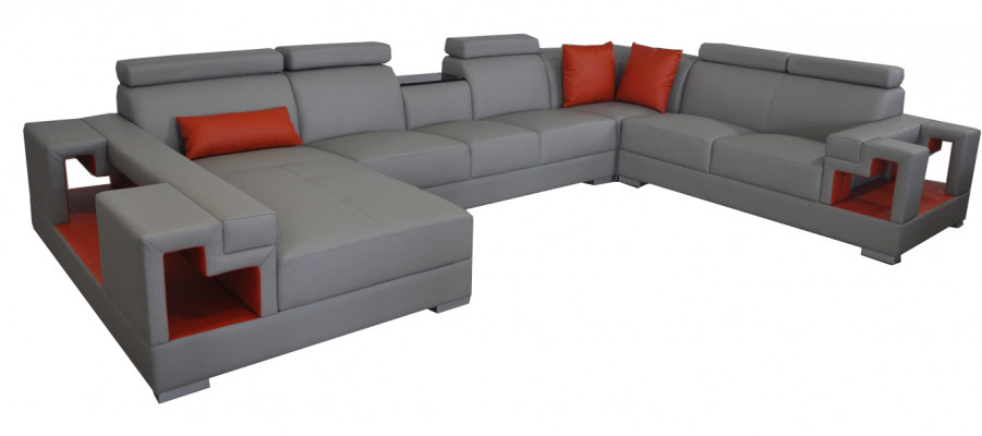 Leather sofa corner sofa couch living landscape sofas couches set design modern new