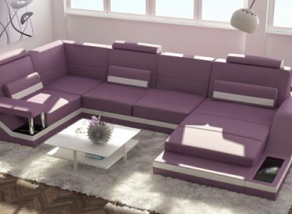 Living room sofa with USB upholstery corner sofa suite textile fabric leather sofas