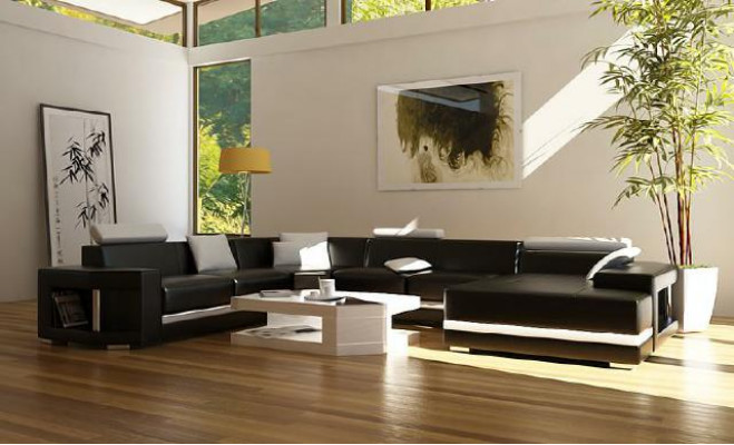 Sectional sofa upholstery living landscape couch sofa living landscape U-shape seating corner PH2673