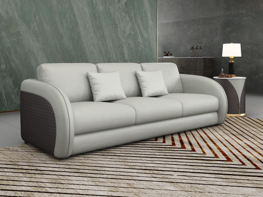 Leather Designer Sofa Set Upholstery 6-piece Set Sofas Coffee Table