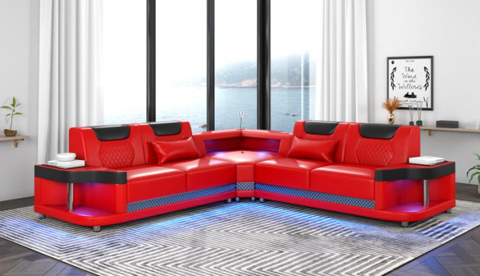 Design corner sofa L-shape modern sofas leather sofa couch living landscape sofa new