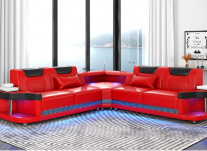 Design corner sofa L-shape modern sofas leather sofa couch living landscape sofa new