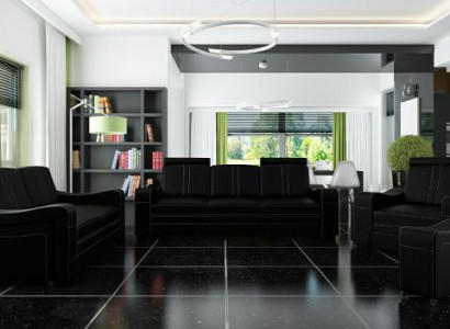 Leather sofa design sofa set 3+2+1 with USB sofa set upholstery set