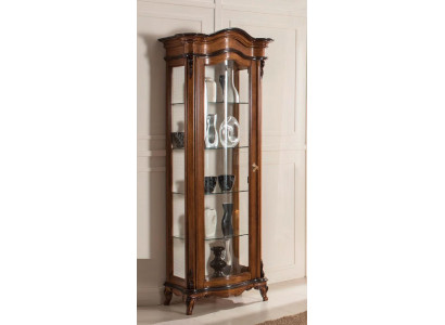 Living room furniture solid wood display cabinets glass cabinet real wood sideboard display case
