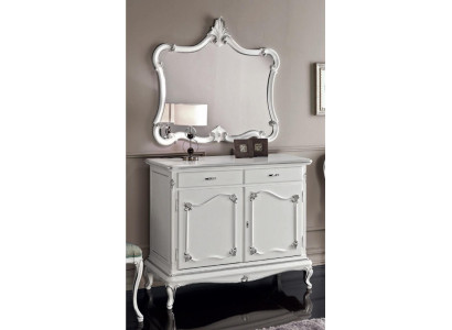 Italian furniture dresser sideboard mirror chest cabinet wood new