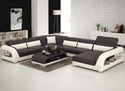 Leather sofa couch living area corner sofa corner set design modern sofa
