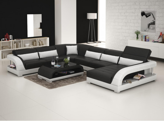 Leather sofa couch living area corner sofa corner set design modern sofa