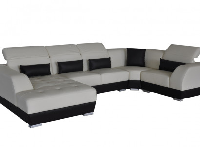 Luxury U-Shaped Living Landscape Couch Sofa Furniture Upholstered Seat Suite Corner Couches