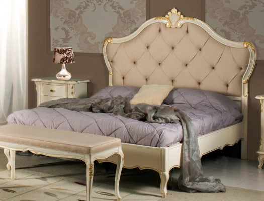 Bed furniture double bed natural wood bedroom furniture design beds furniture Italy