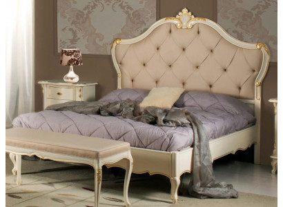 Bed furniture double bed natural wood bedroom furniture design beds furniture Italy