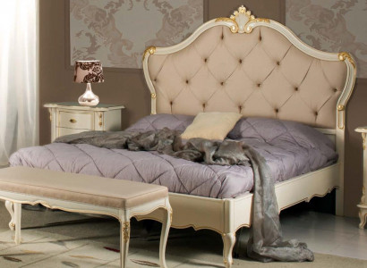 Bed furniture double bed natural wood bedroom furniture design beds furniture Italy
