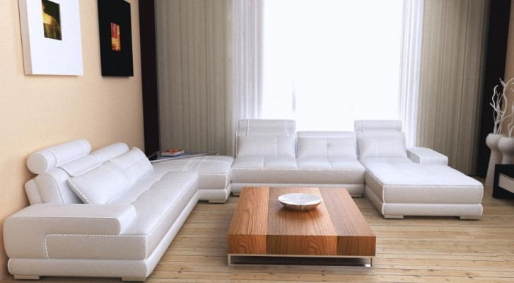 Corner sofa couch living landscape leather sofa XXL designer sofas