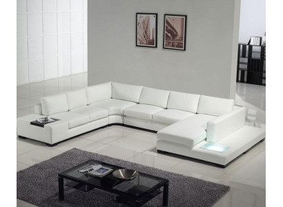 Leather sofa couch living area corner sofa corner suite design modern sofa A1110
