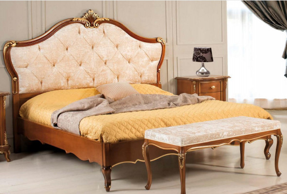 Bed furniture double bed natural wood bedroom furniture design beds furniture Italy