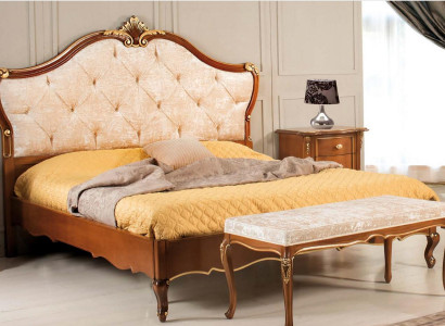 Bed furniture double bed natural wood bedroom furniture design beds furniture Italy