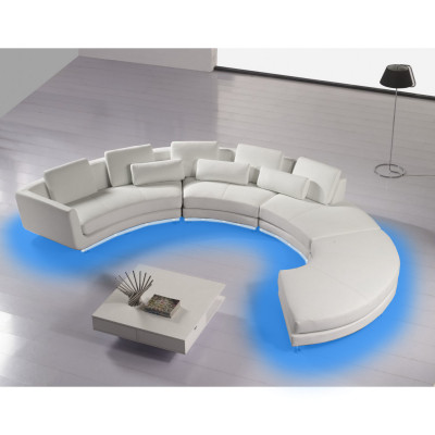 Round sofa with USB round couch living landscape corner sofa sofa corner upholstery set