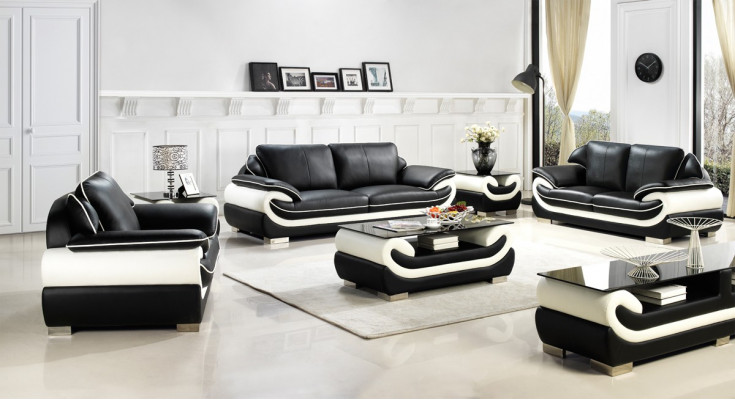 Upholstered Sofa Set + USB Set 3+2+1 Leather Couches Sofas Suite Seat T777