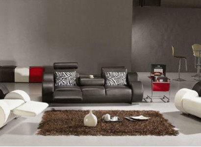 LEATHER SOFA with USB LEATHER SUITE 3+2+1 SEATER UPHOLSTERY SUITE DESIGNER SOFA NEW