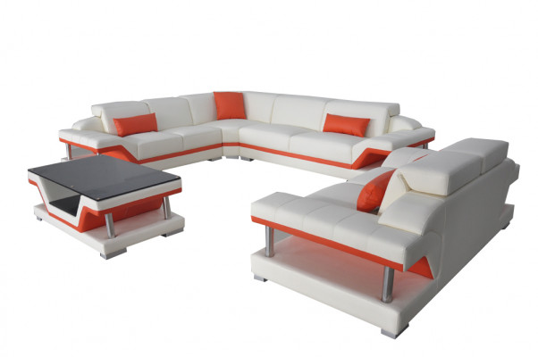 Corner sofa sofa corner unit coffee table complete set seat upholstery sectional sofa couch USB