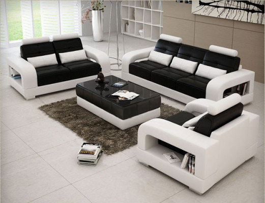 Designer suite sofa set with USB, upholstered sofa upholstery set new H2209