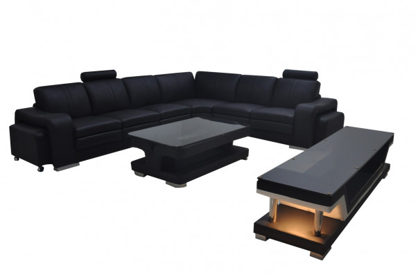 Leather Sofa Living Landscape Corner Ensemble Design Sofa L-Shape A1109B Sofas Couches