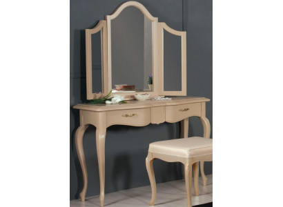 Dressing table with mirror bedroom furniture design bedside stool 2-piece set new.