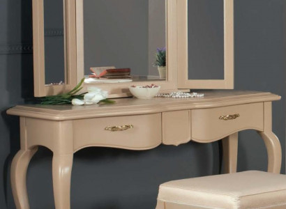 Dressing table with mirror bedroom furniture design bedside stool 2-piece set new.