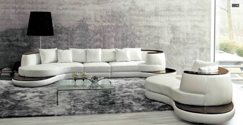 Designer sofa, corner sofa, living landscape, round sofa, leather sofa, couch, U-shaped sofa, Royal